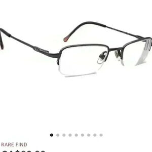 Ray-Ban Kids Eyeglasses  RB 1002T 3001 Titanium Gunmetal Half Rim Frame 4517 120